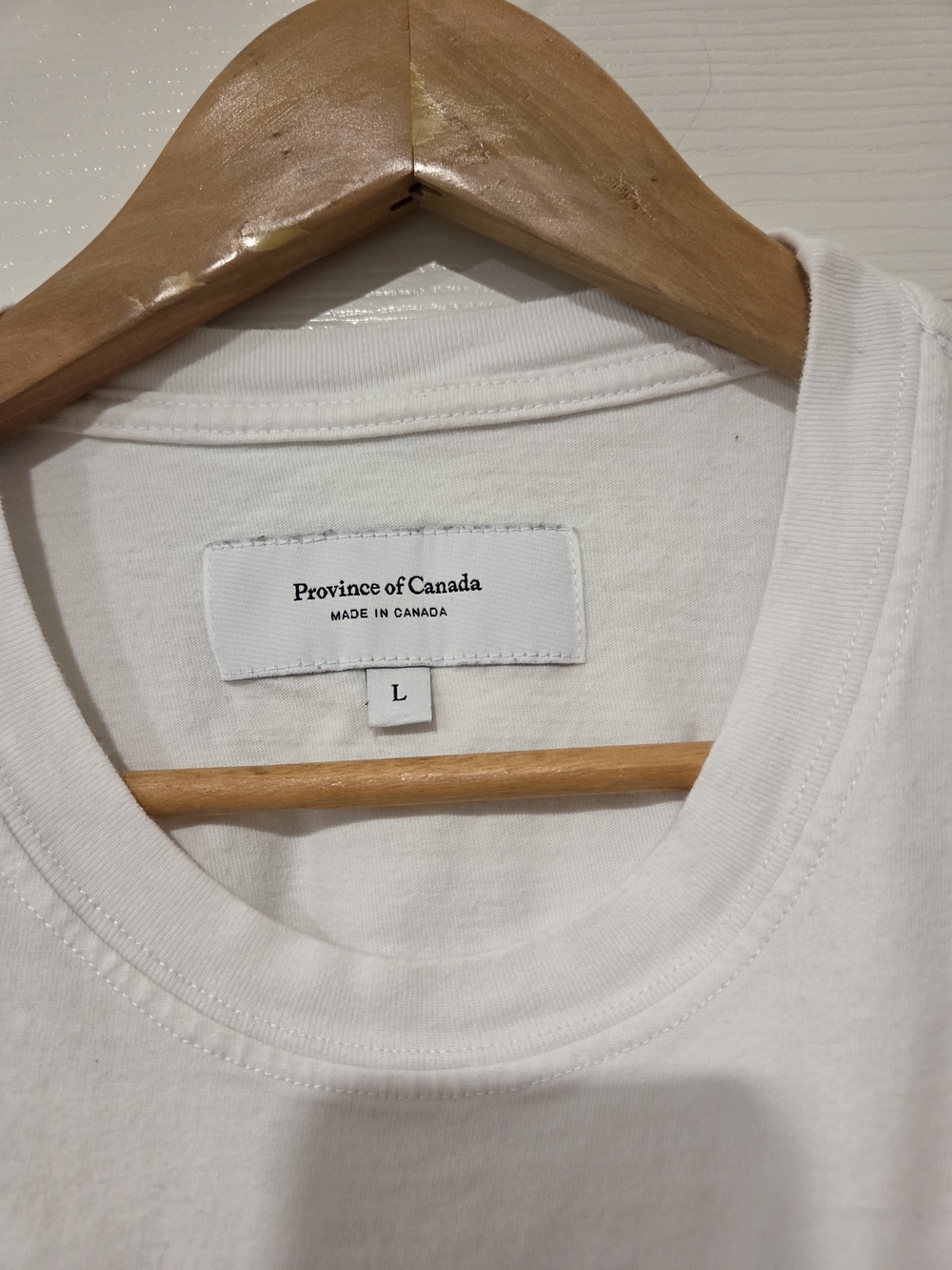 Province of Canada Monday Crop Tee Bundle Black White Size L Made in Canada - Picture 3 of 8